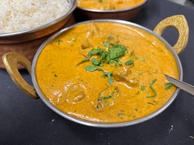 Lunch Lamb Dhaniya (Cilantro).