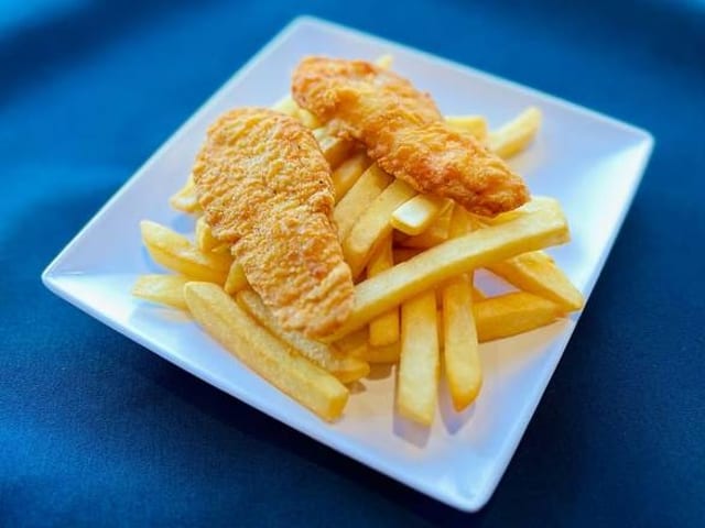 Chicken Tenders and Fries.